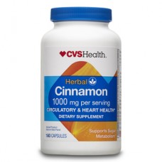 CVS Health Suplemento Dietético Cinnamon 1000mg 180 Cápsulas